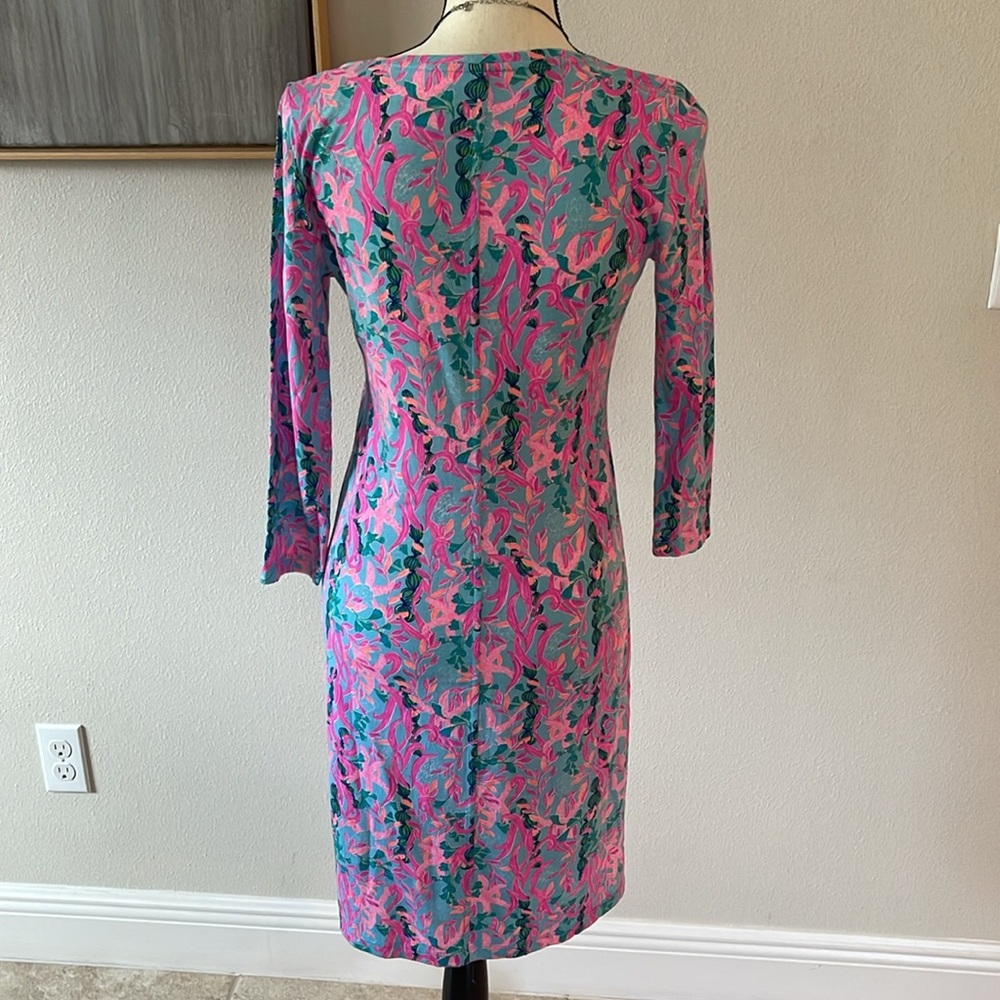 Lily Pulitzer Tessa Dress Multi Seaweed Sz XS - Picture 3 of 5